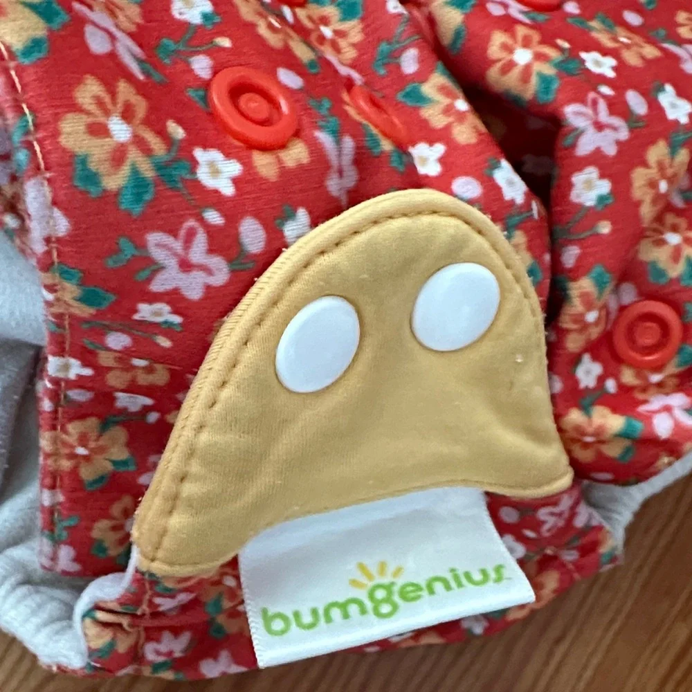 BumGenius Floral Diaper Cover Little House on the Prairie calico